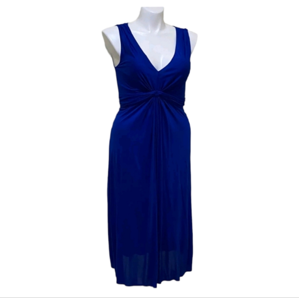 Boden Knot Detail Cobalt Blue Dress